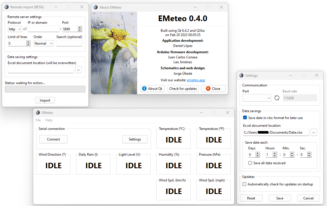 Imagen de EMeteo 0.4.0